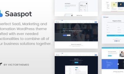 Premium WordPress Theme name: SaaSpot