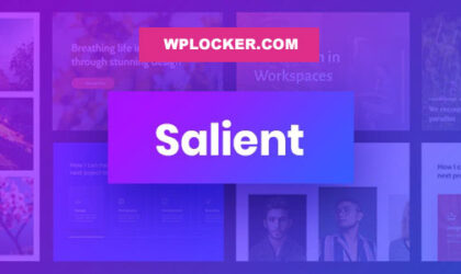 Premium WordPress Theme name: Salient