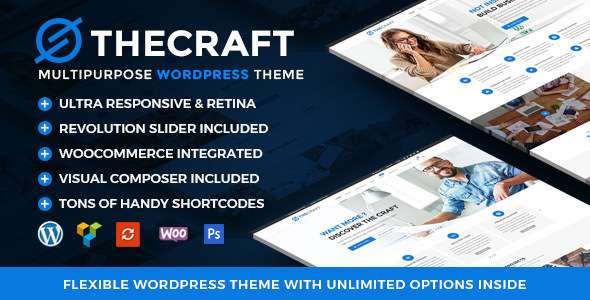 Premium WordPress Theme name: TheCraft