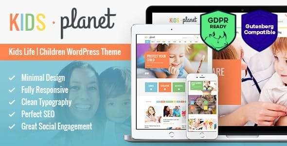 Premium WordPress Theme name: Kids