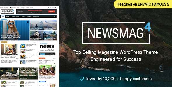 Premium WordPress Theme name: Newsmag