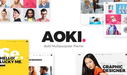 Premium WordPress Theme name: Aoki