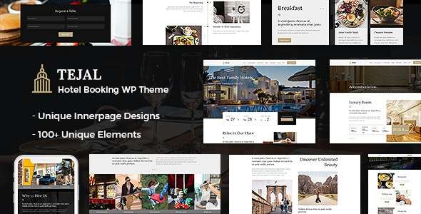 Premium WordPress Theme name: Tejal
