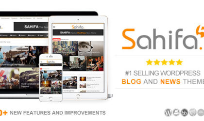 Premium WordPress Theme name: Sahifa