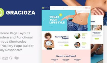 Premium WordPress Theme name: Gracioza