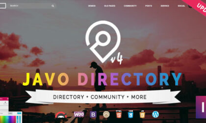 Premium WordPress Theme name: Javo