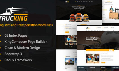 Premium WordPress Theme name: Trucking