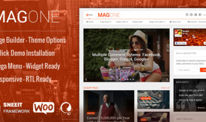 Premium WordPress Theme name: MagOne