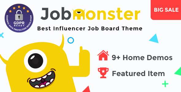 Premium WordPress Theme name: Jobmonster