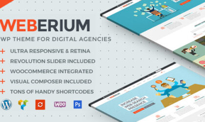 Premium WordPress Theme name: Weberium