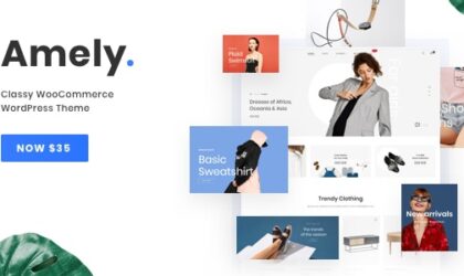 Premium WordPress Theme name: Amely