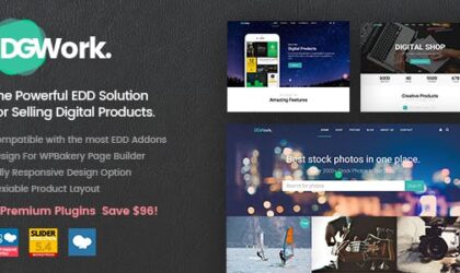 Premium WordPress Theme name: DGWork