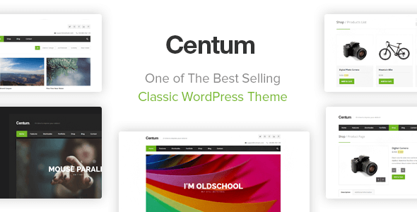 Premium WordPress Theme name: Centum