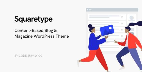 Premium WordPress Theme name: Squaretype