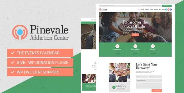 Premium WordPress Theme name: Pinevale