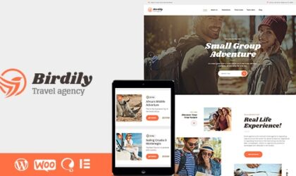 Premium WordPress Theme name: Birdily