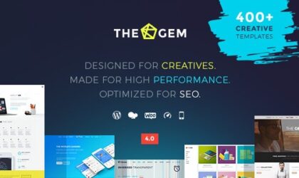 Premium WordPress Theme name: TheGem