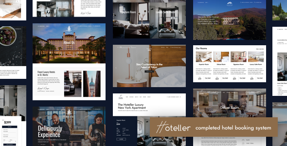 Premium WordPress Theme name: Hoteller