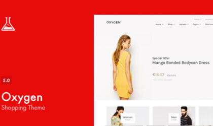 Premium WordPress Theme name: Oxygen