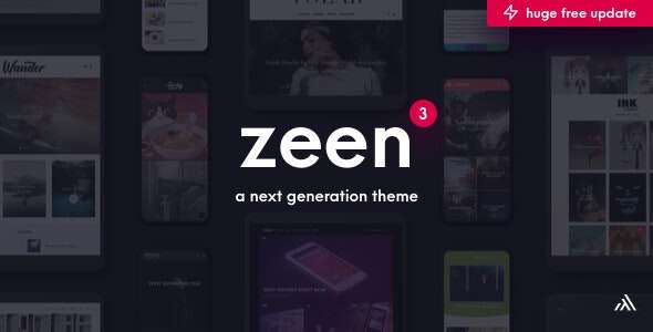 Premium WordPress Theme name: Zeen