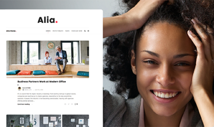 Premium WordPress Theme name: Alia