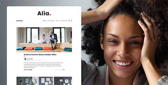 Premium WordPress Theme name: Alia