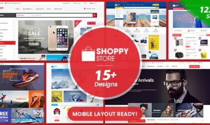 Premium WordPress Theme name: ShoppyStore