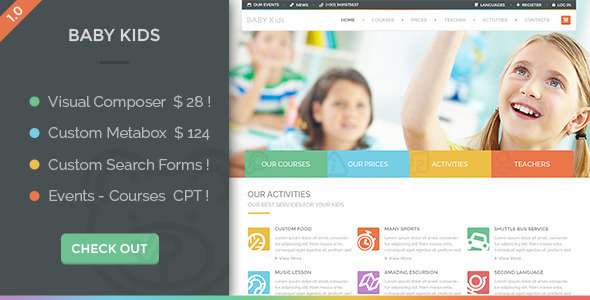 Premium WordPress Theme name: Baby