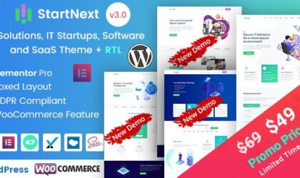 Premium WordPress Theme name: StartNext