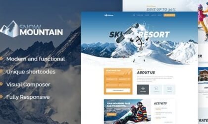 Premium WordPress Theme name: Snow