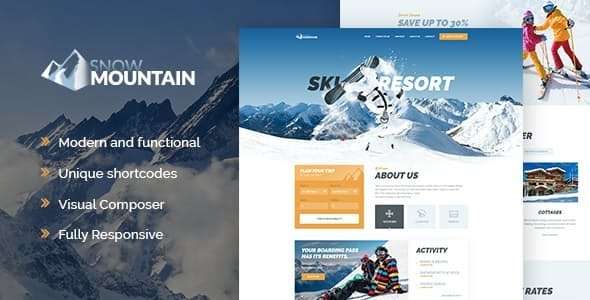 Premium WordPress Theme name: Snow