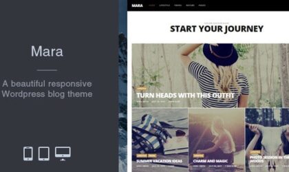 Premium WordPress Theme name: Mara