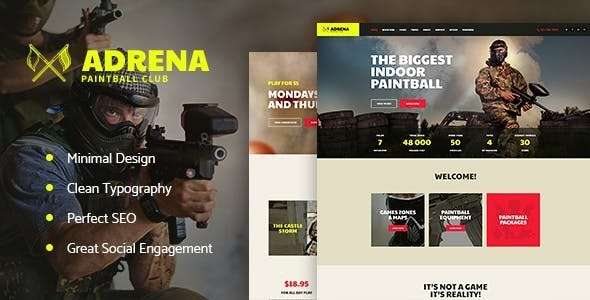 Premium WordPress Theme name: Adrena