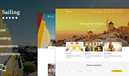 Premium WordPress Theme name: Sailing