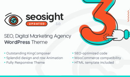 Premium WordPress Theme name: Seosight