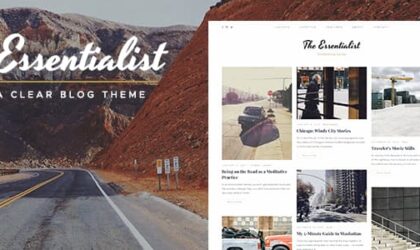 Premium WordPress Theme name: Essentialist