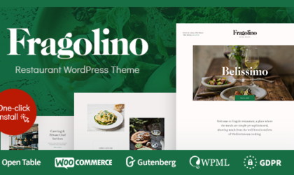 Premium WordPress Theme name: Fragolino