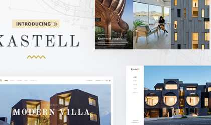 Premium WordPress Theme name: Kastell