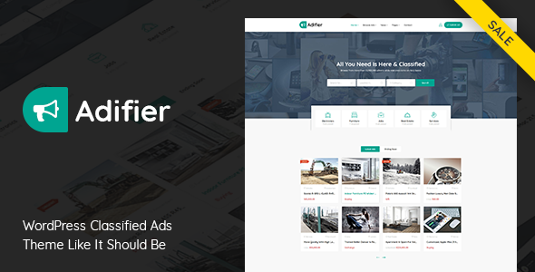 Premium WordPress Theme name: Adifier