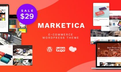 Premium WordPress Theme name: Marketica