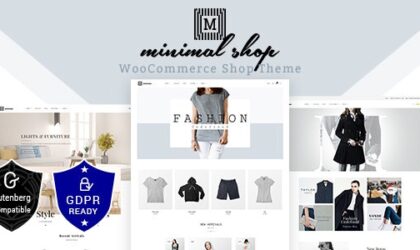 Premium WordPress Theme name: Minimal