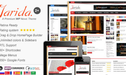 Premium WordPress Theme name: Jarida