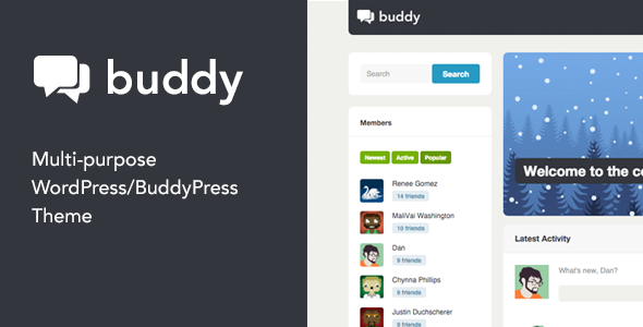 Premium WordPress Theme name: Buddy