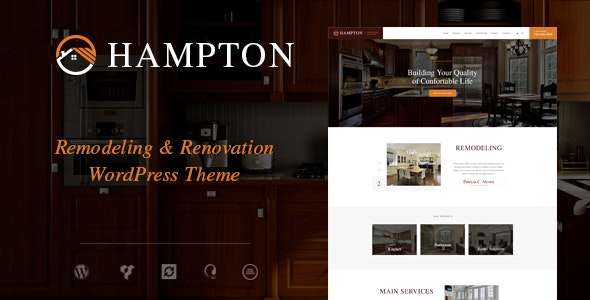 Premium WordPress Theme name: Hampton