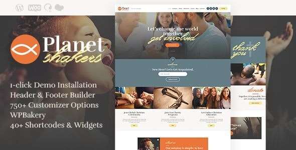 Premium WordPress Theme name: Planet