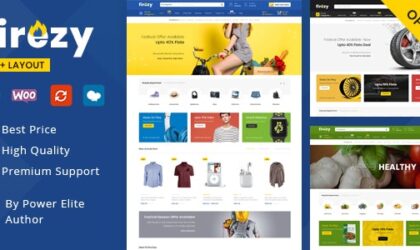 Premium WordPress Theme name: Firezy