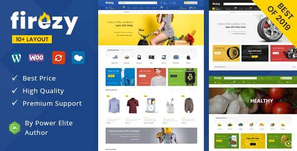 Premium WordPress Theme name: Firezy