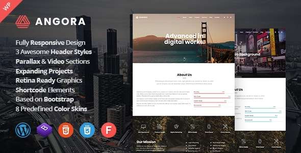 Premium WordPress Theme name: Angora