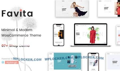 Premium WordPress Theme name: Favita