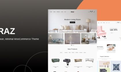 Premium WordPress Theme name: Raz